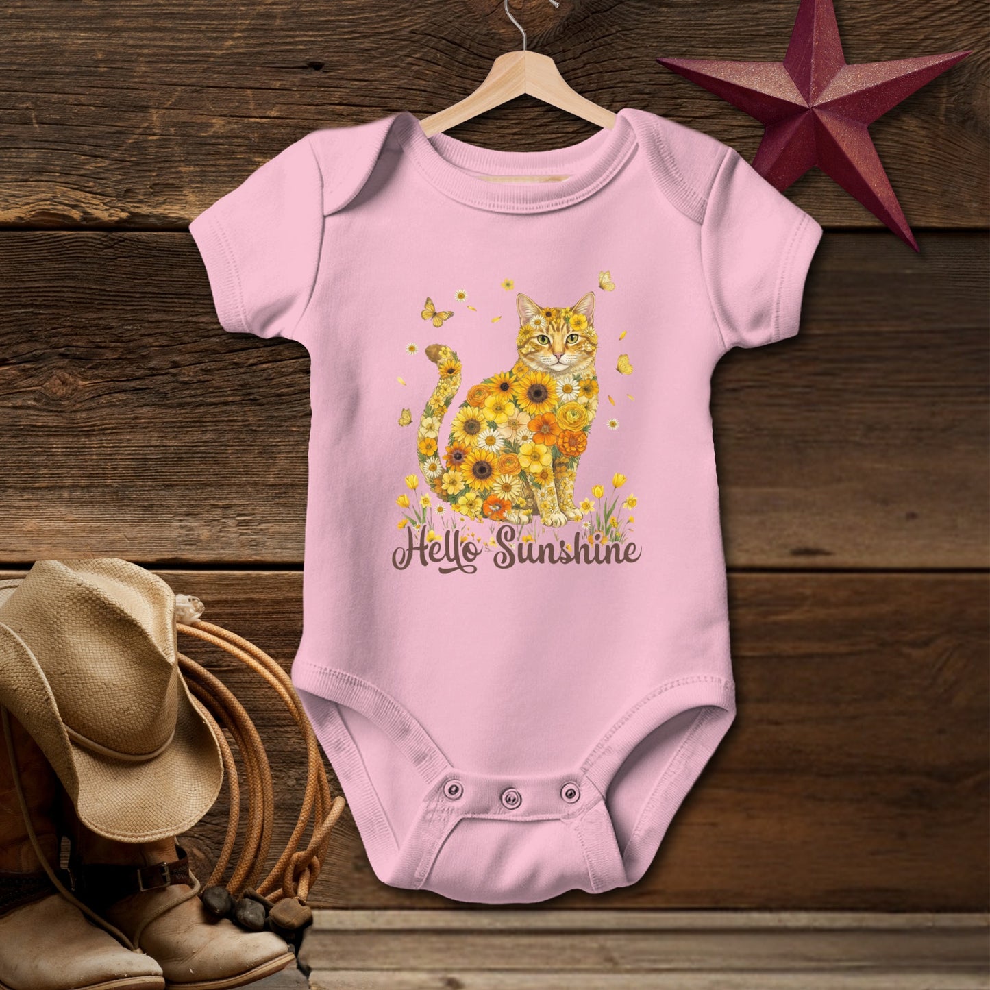 Hello Sunshine Cat Bodysuit (Baby)