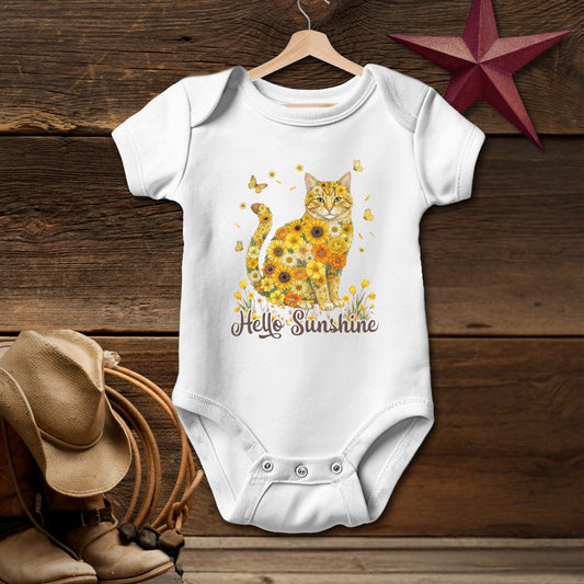 Hello Sunshine Cat Bodysuit (Baby)
