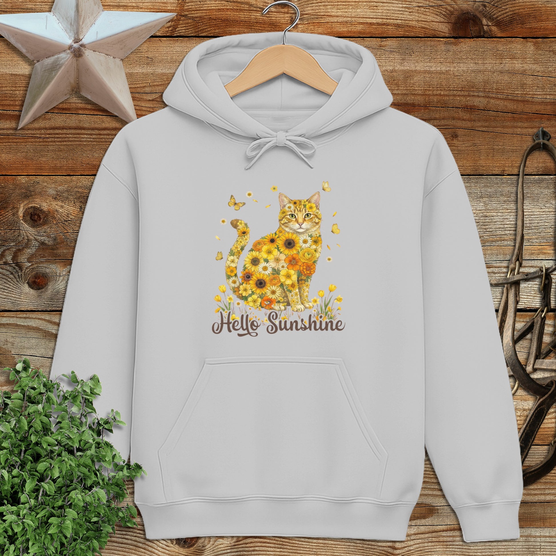 Hello Sunshine Cat Hoodie