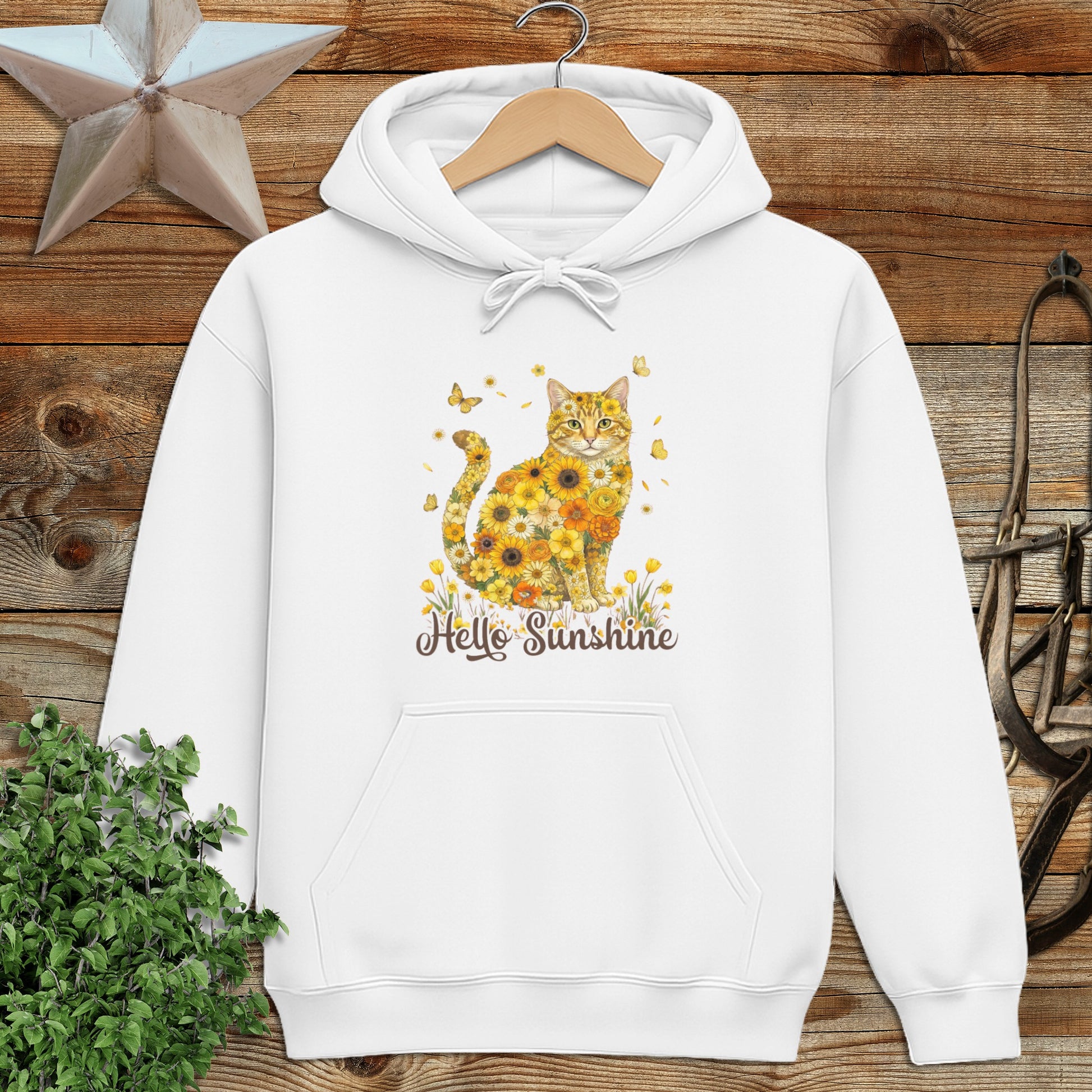 Hello Sunshine Cat Hoodie