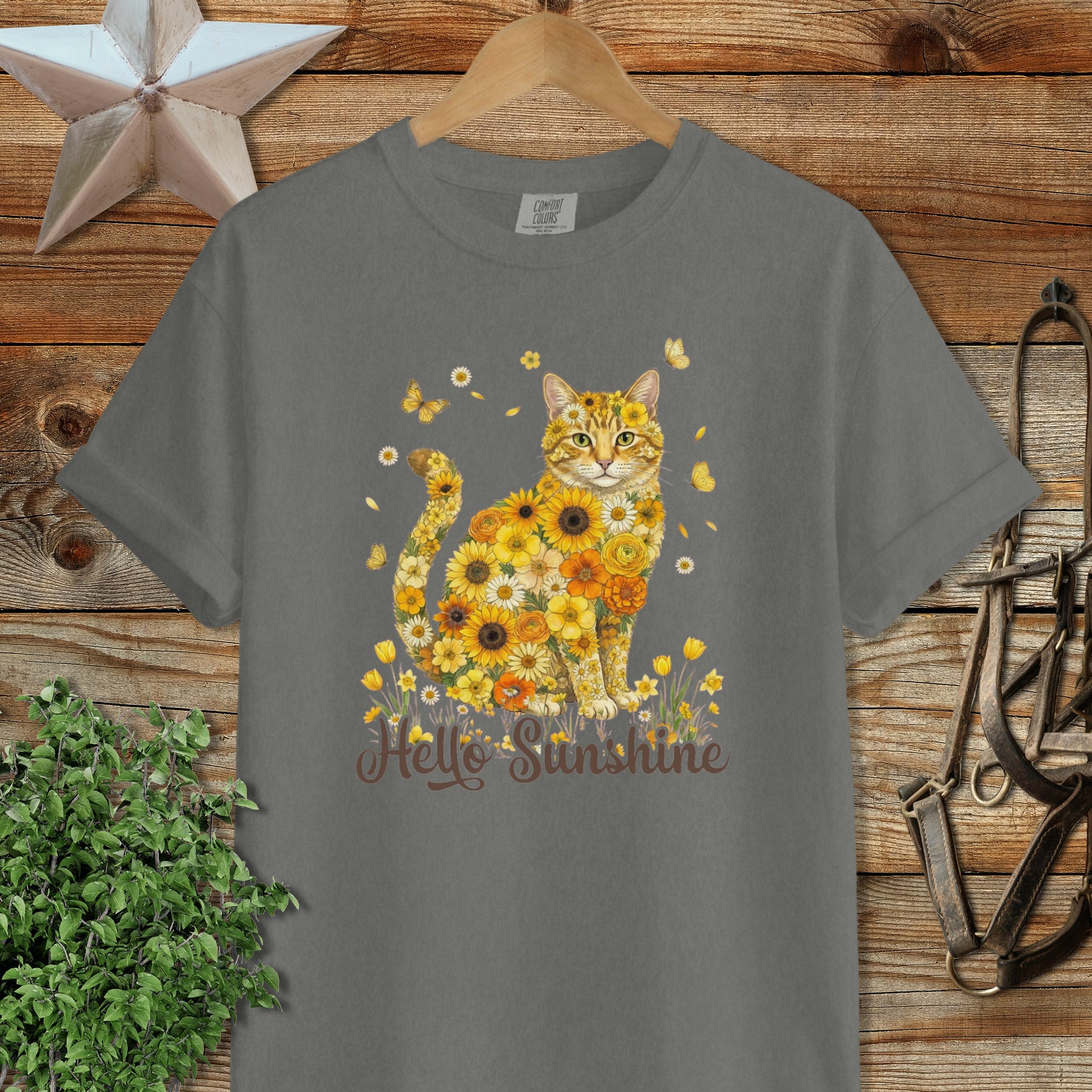 Hello Sunshine Cat Signature Tee