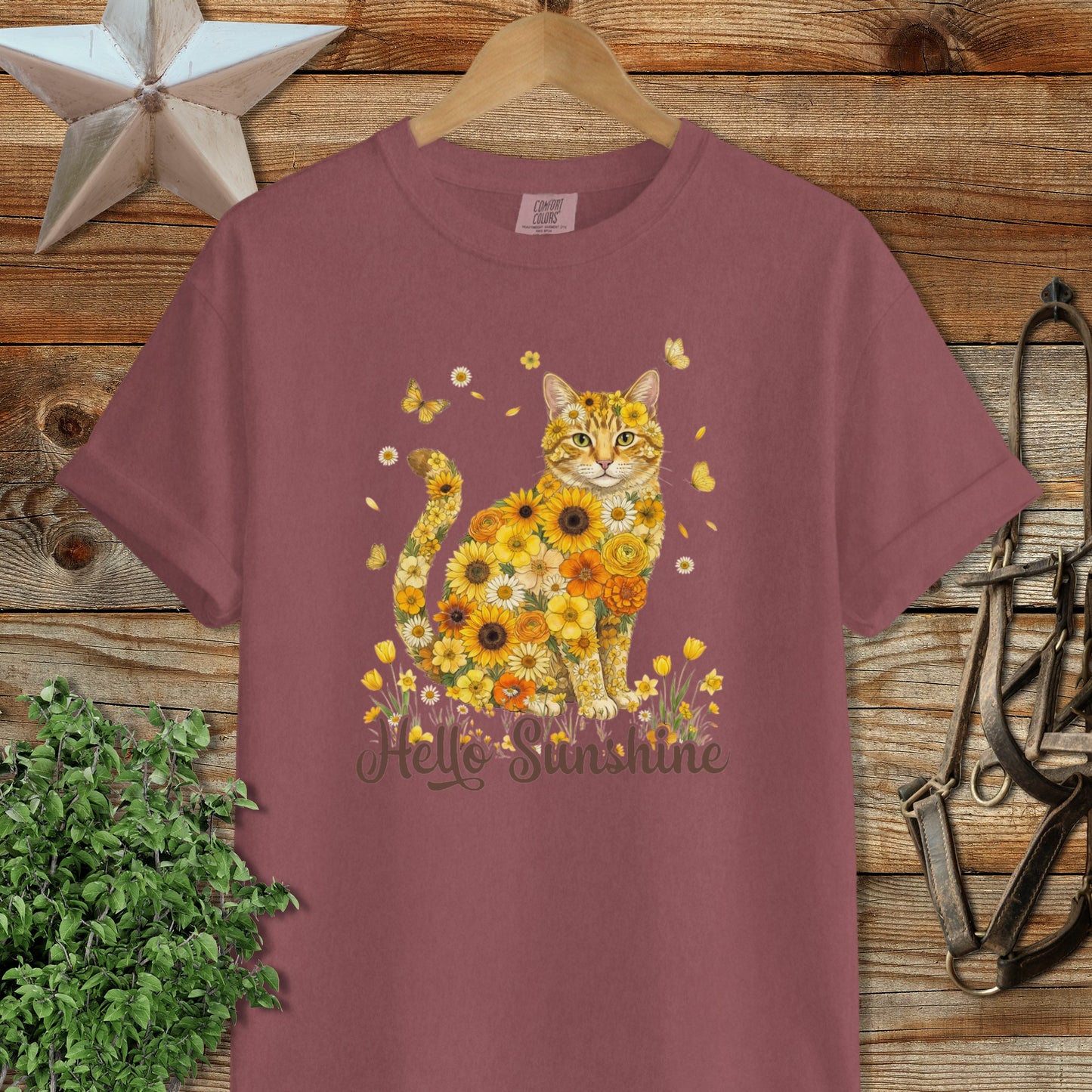 Hello Sunshine Cat Signature Tee