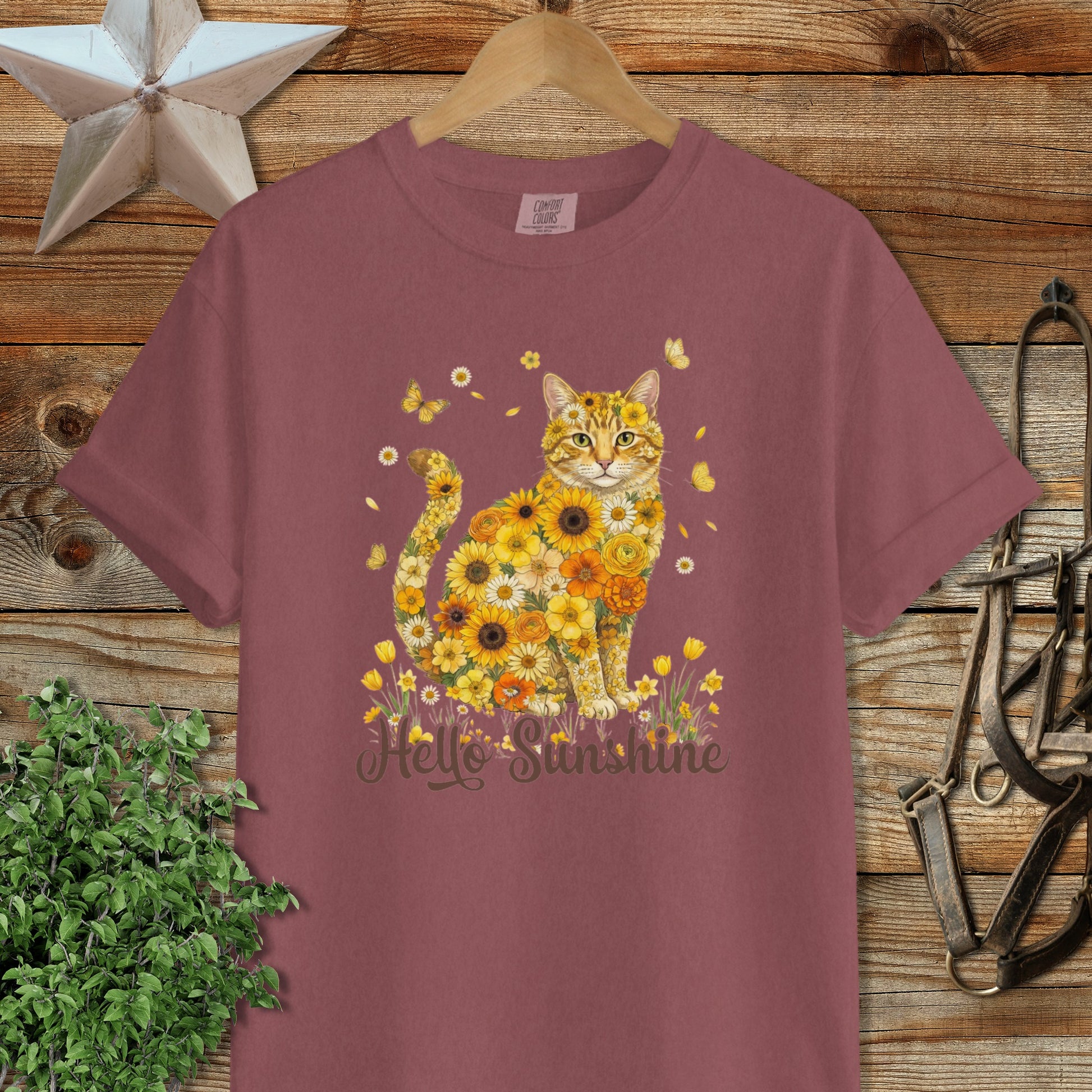 Hello Sunshine Cat Signature Tee