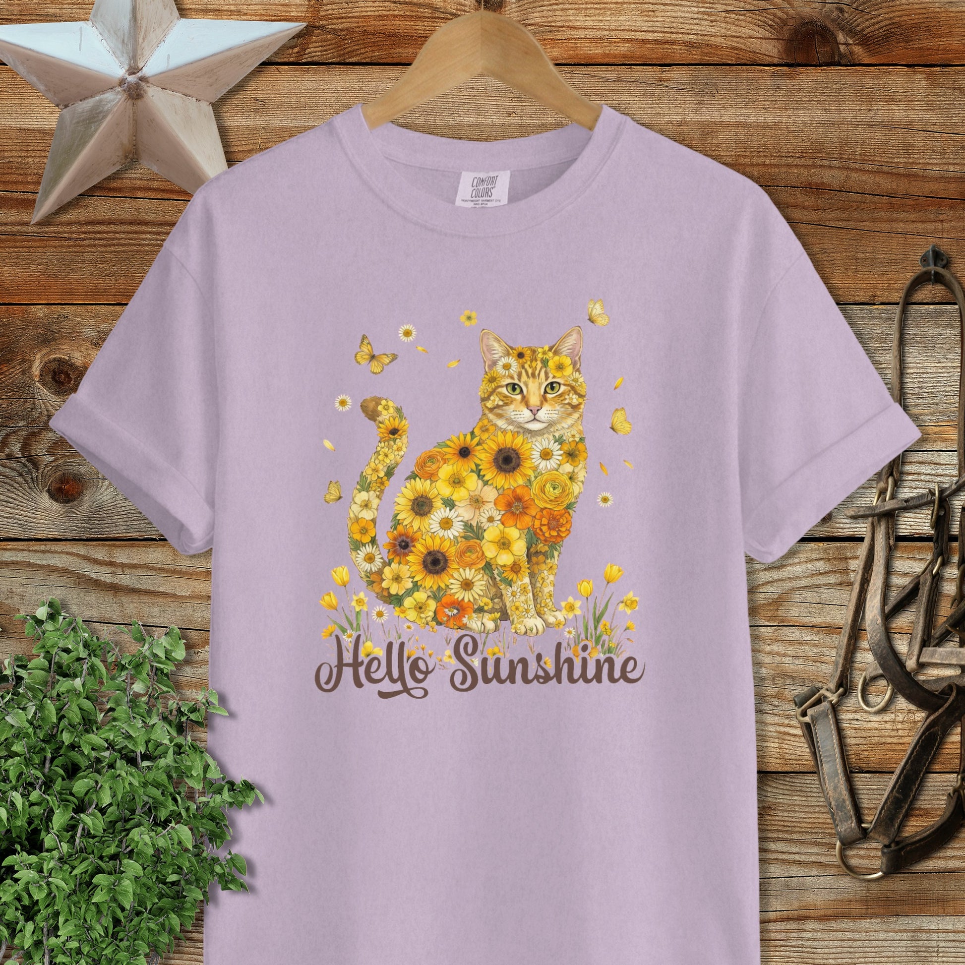 Hello Sunshine Cat Signature Tee