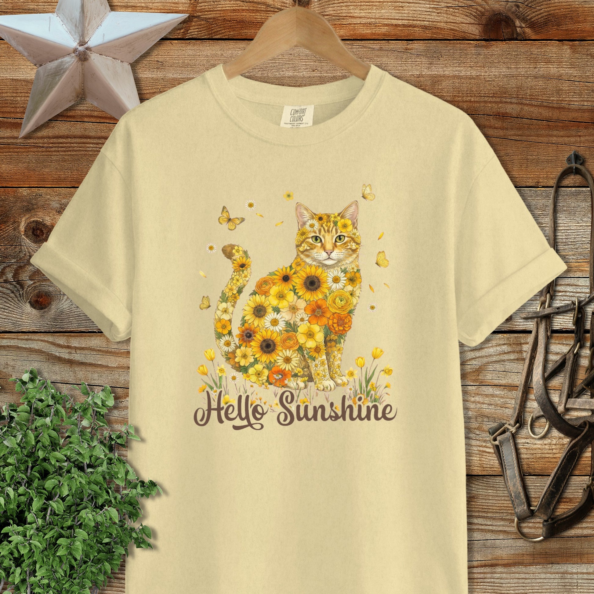Hello Sunshine Cat Signature Tee