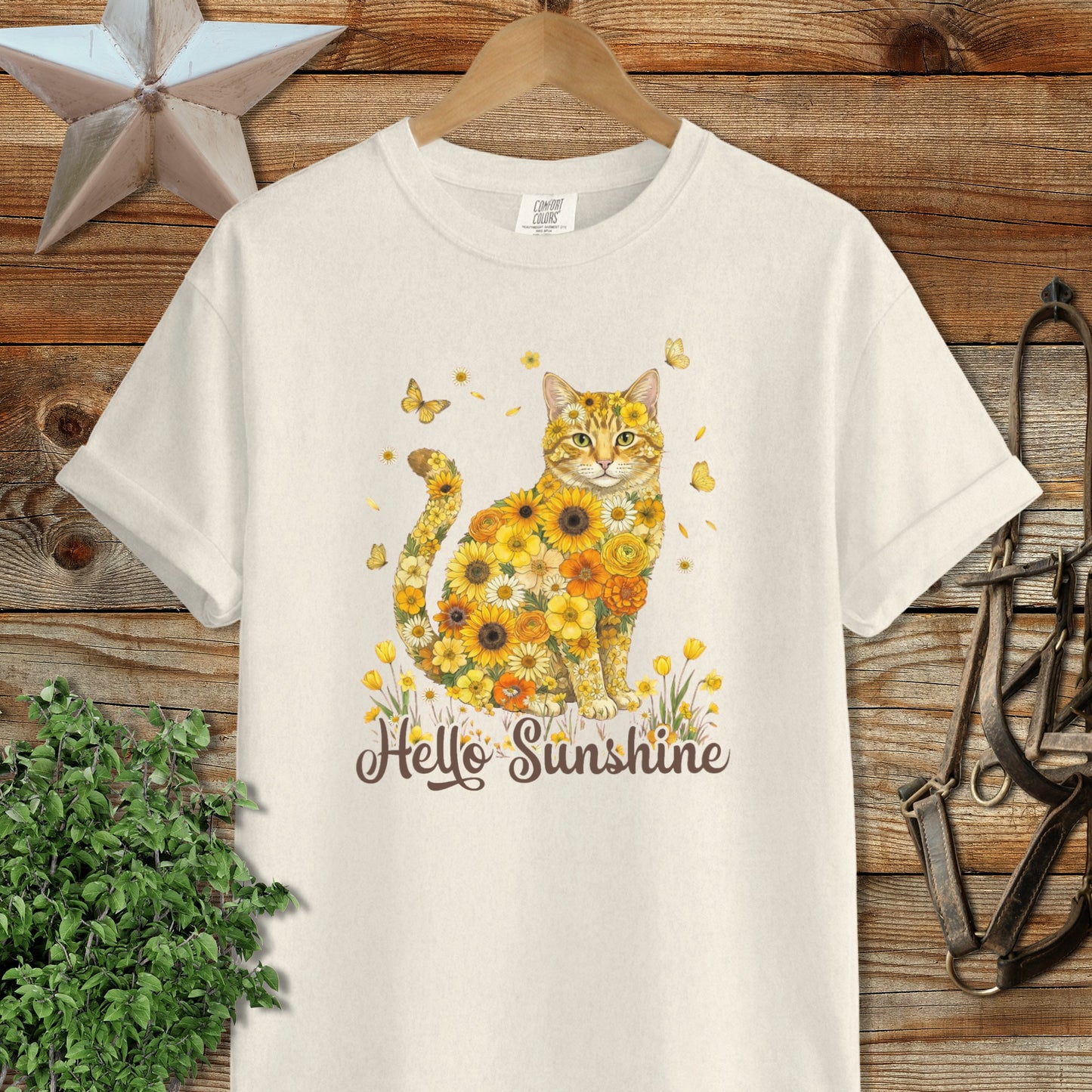 Hello Sunshine Cat Signature Tee