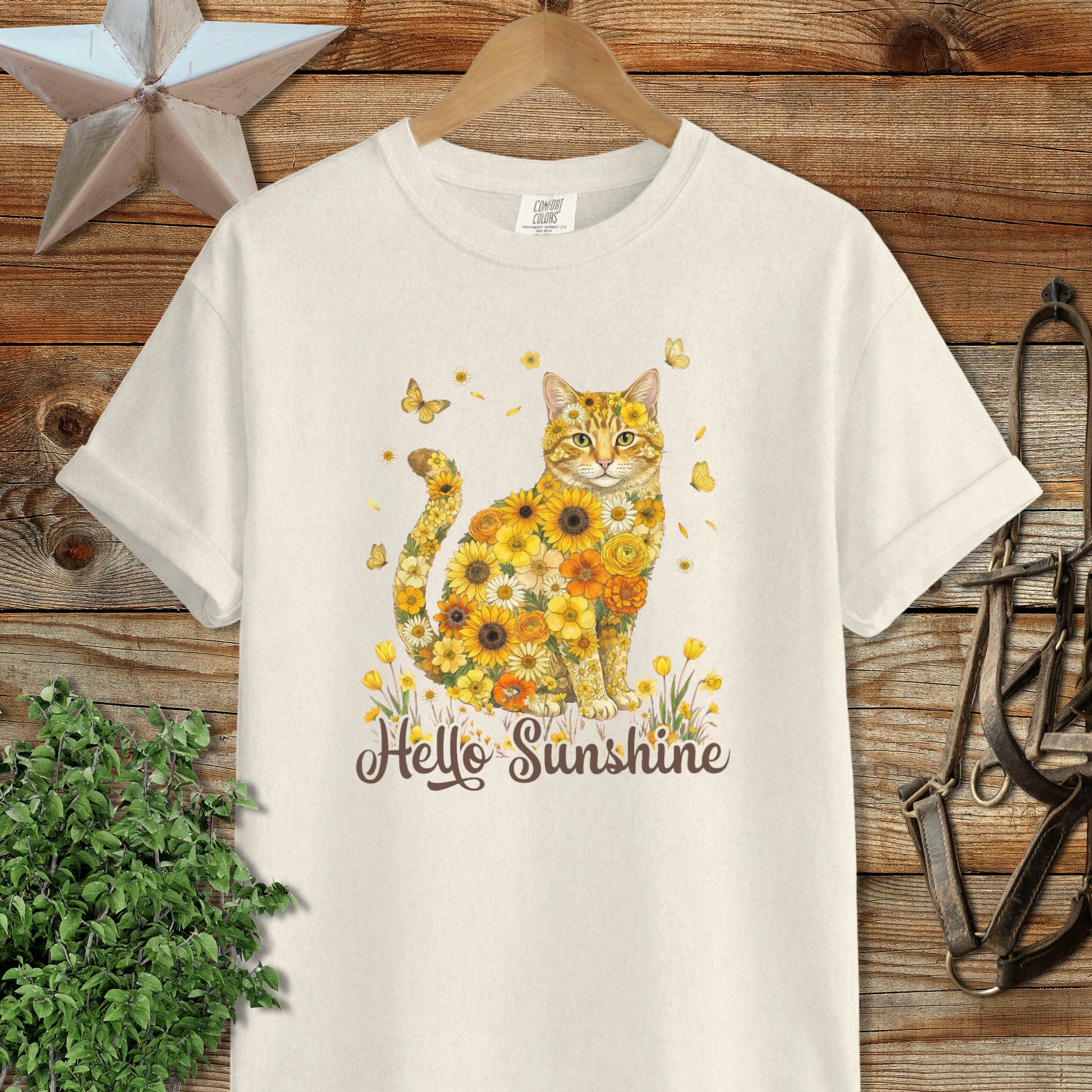Hello Sunshine Cat Signature Tee