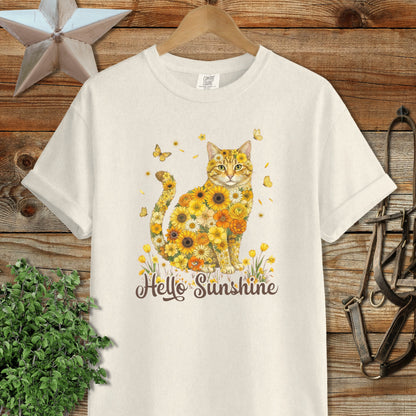 Hello Sunshine Cat Signature Tee