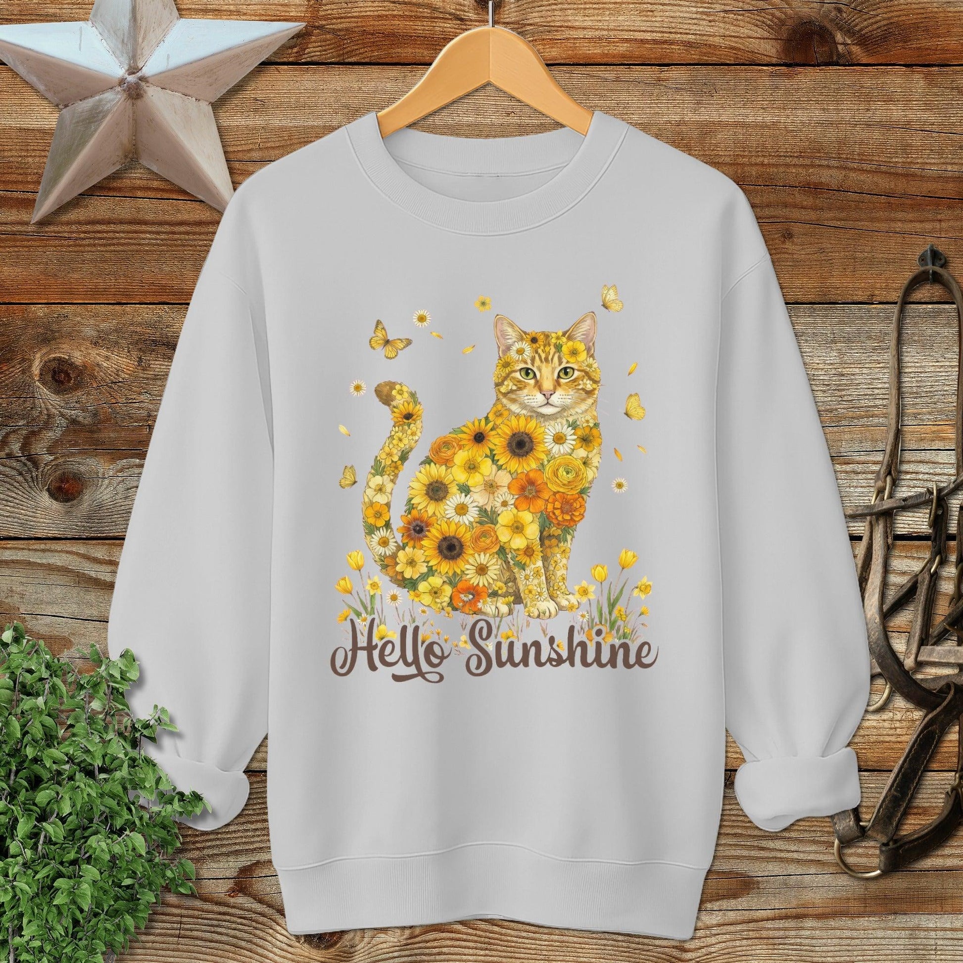 Hello Sunshine Cat Sweatshirt