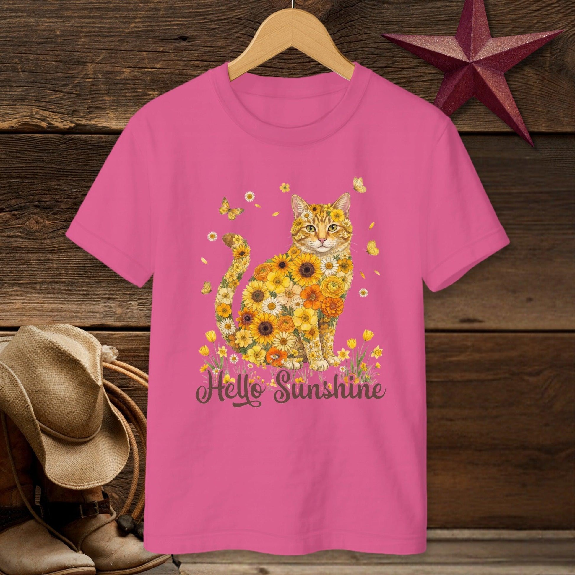 Hello Sunshine Cat T-shirt (Youth)