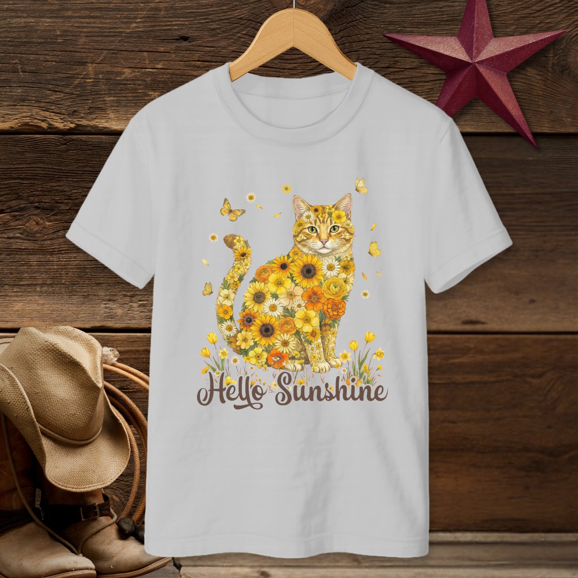 Hello Sunshine Cat T-shirt (Youth)