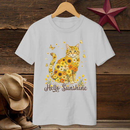 Hello Sunshine Cat T-shirt (Youth)