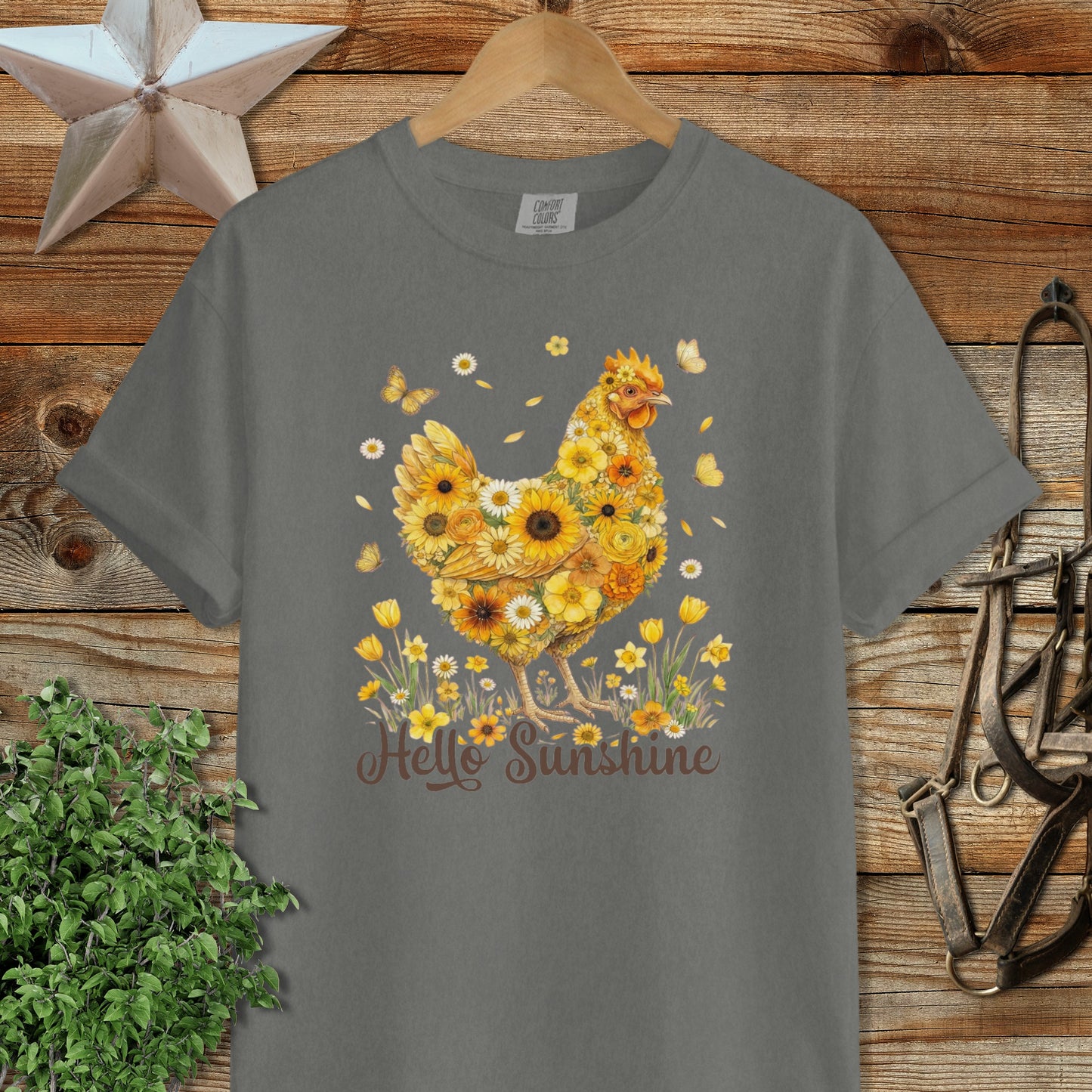 Hello Sunshine Chicken Signature Tee