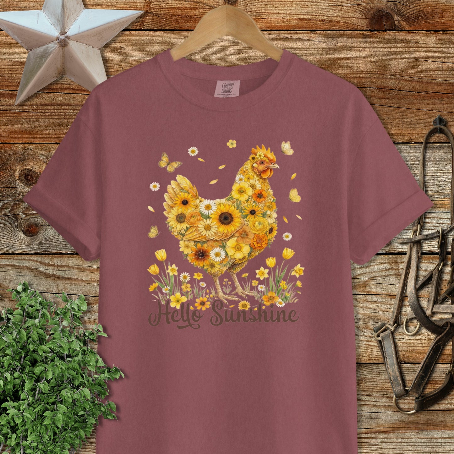 Hello Sunshine Chicken Signature Tee