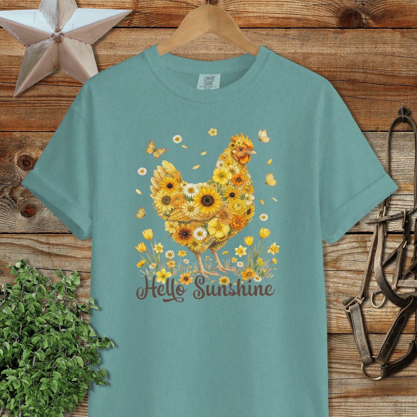 Hello Sunshine Chicken Signature Tee