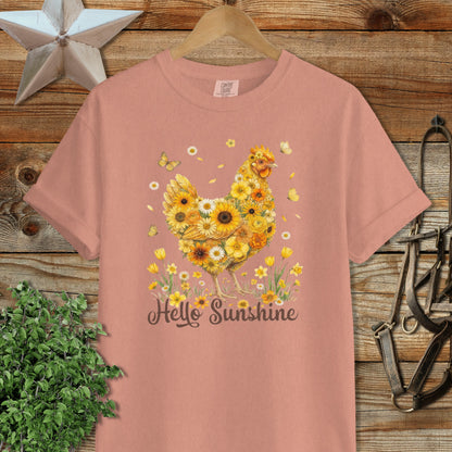 Hello Sunshine Chicken Signature Tee