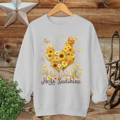 Hello Sunshine Chicken Sweatshirt