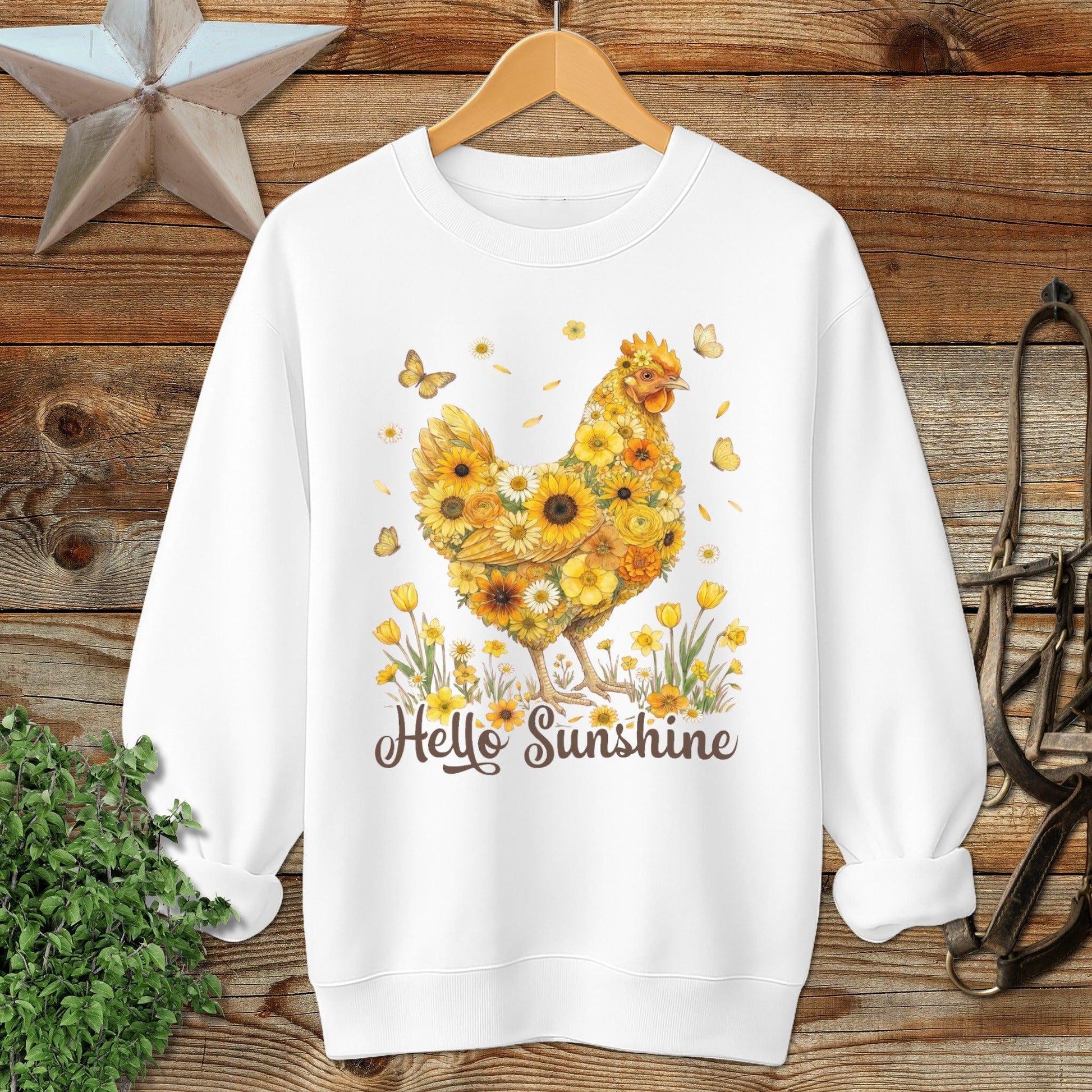Hello Sunshine Chicken Sweatshirt