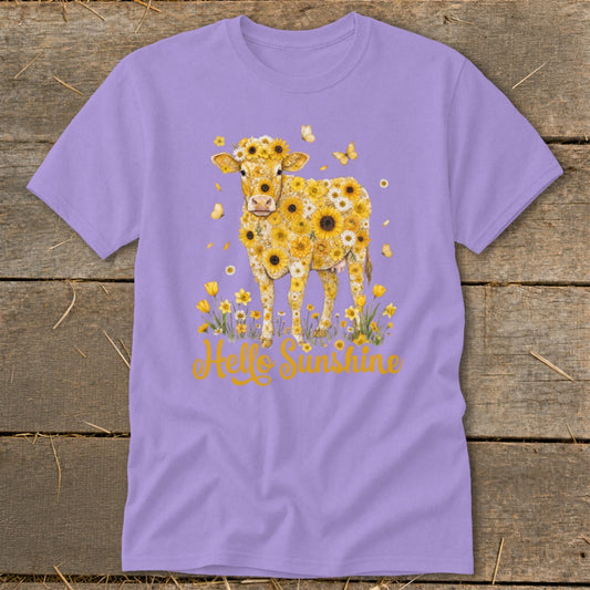 Hello Sunshine Cow Classic Tee