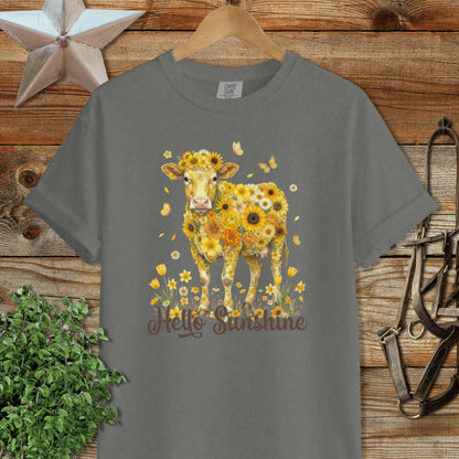 Hello Sunshine Cow Signature Tee