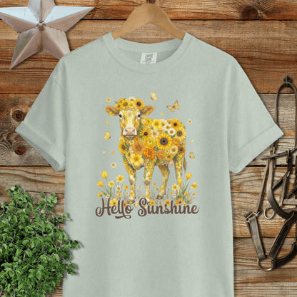 Hello Sunshine Cow Signature Tee