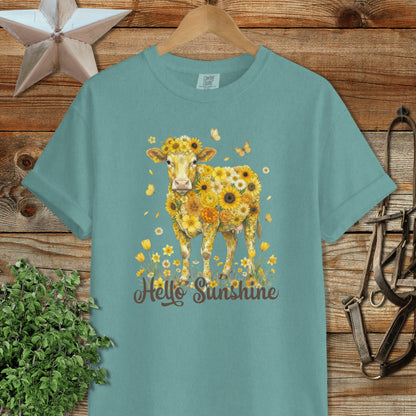 Hello Sunshine Cow Signature Tee