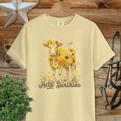 Hello Sunshine Cow Signature Tee