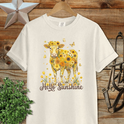 Hello Sunshine Cow Signature Tee