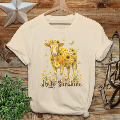 Hello Sunshine Cow Softstyle Tee