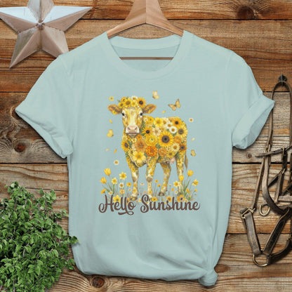 Hello Sunshine Cow Softstyle Tee