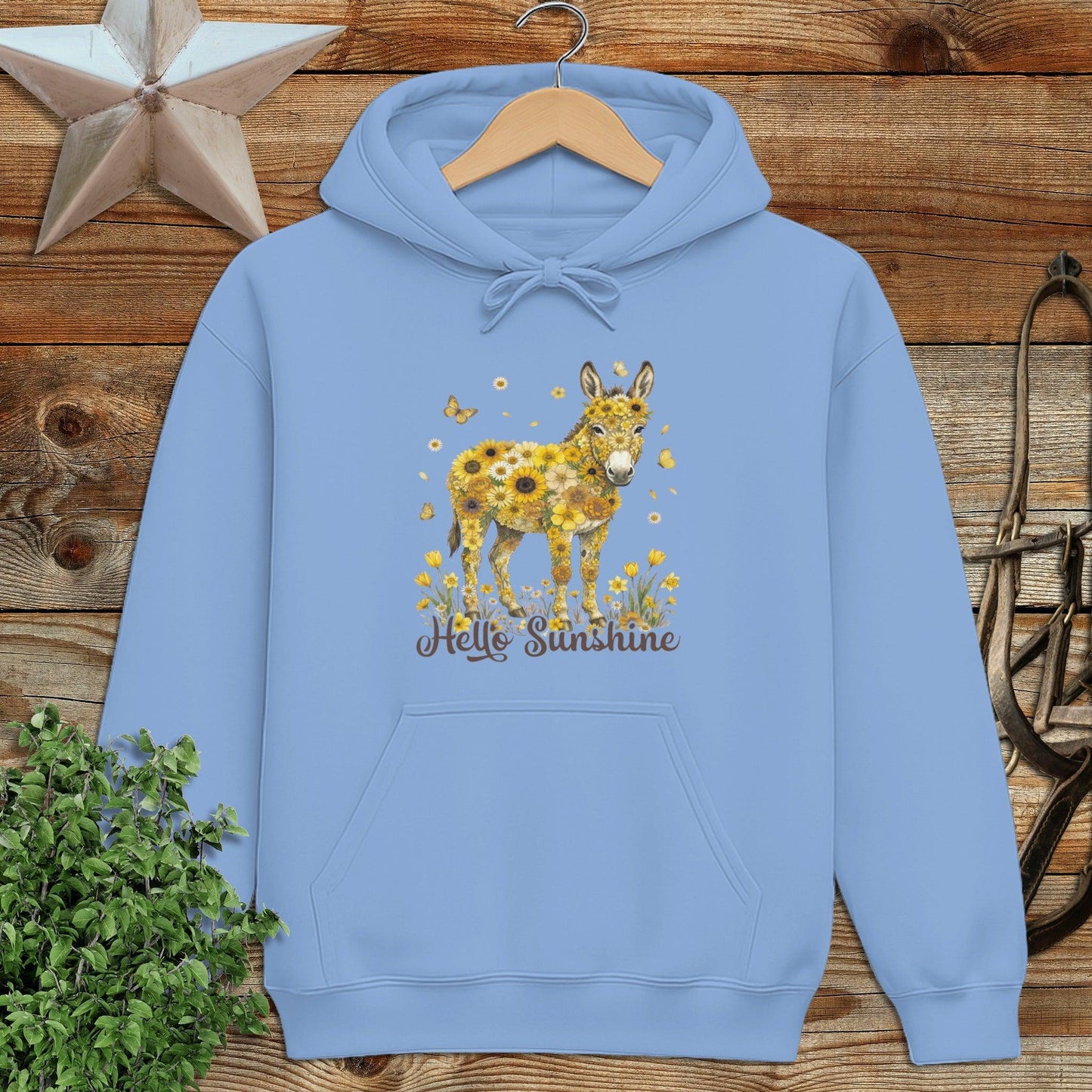 Hello Sunshine Donkey Hoodie