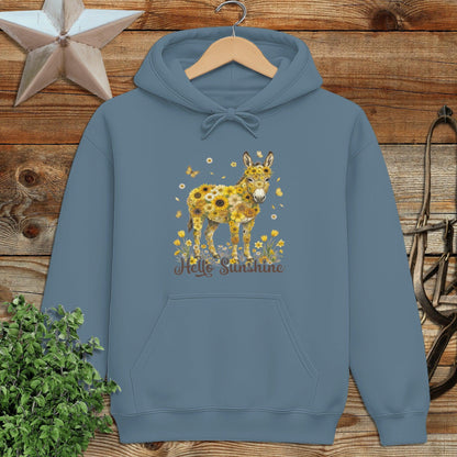 Hello Sunshine Donkey Hoodie
