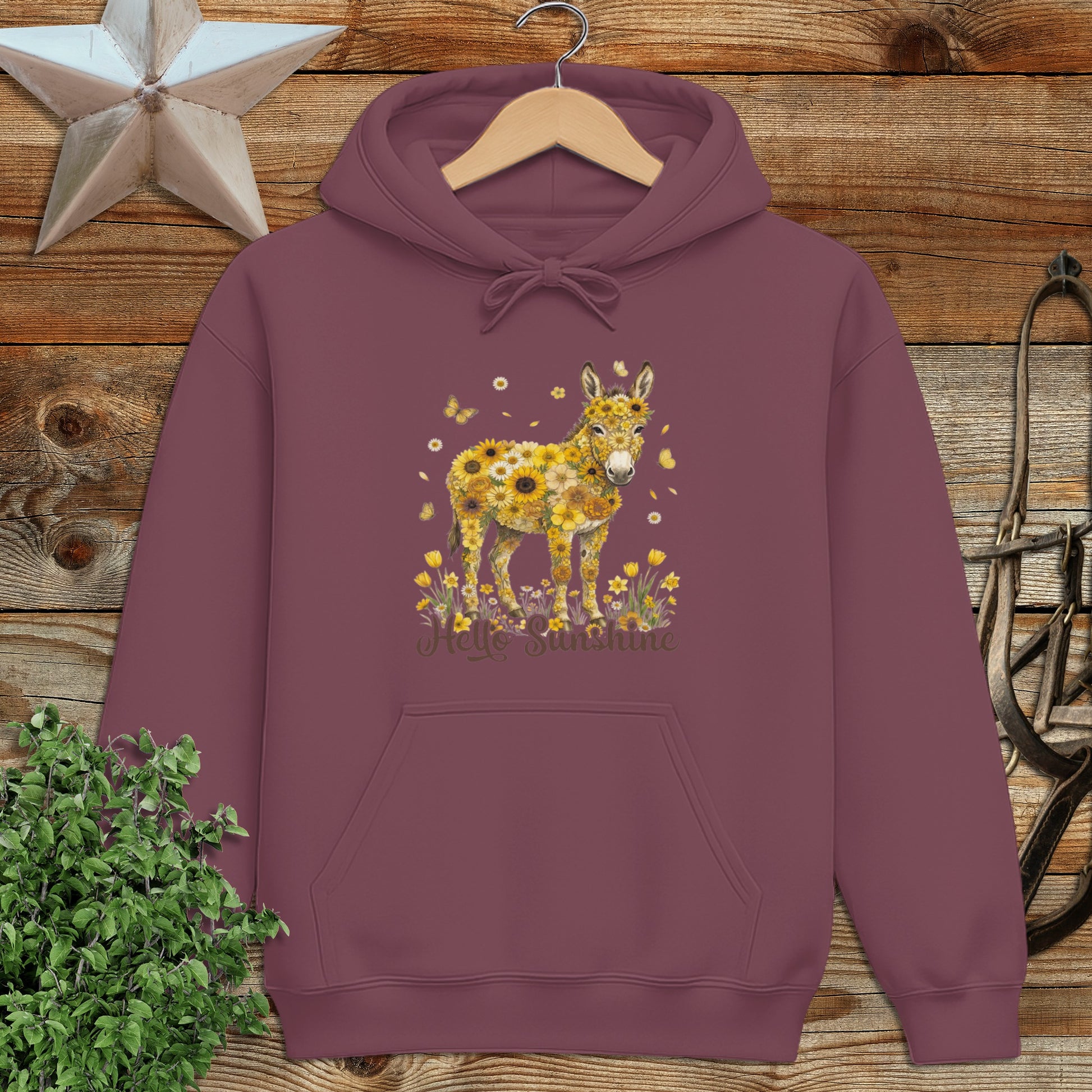 Hello Sunshine Donkey Hoodie