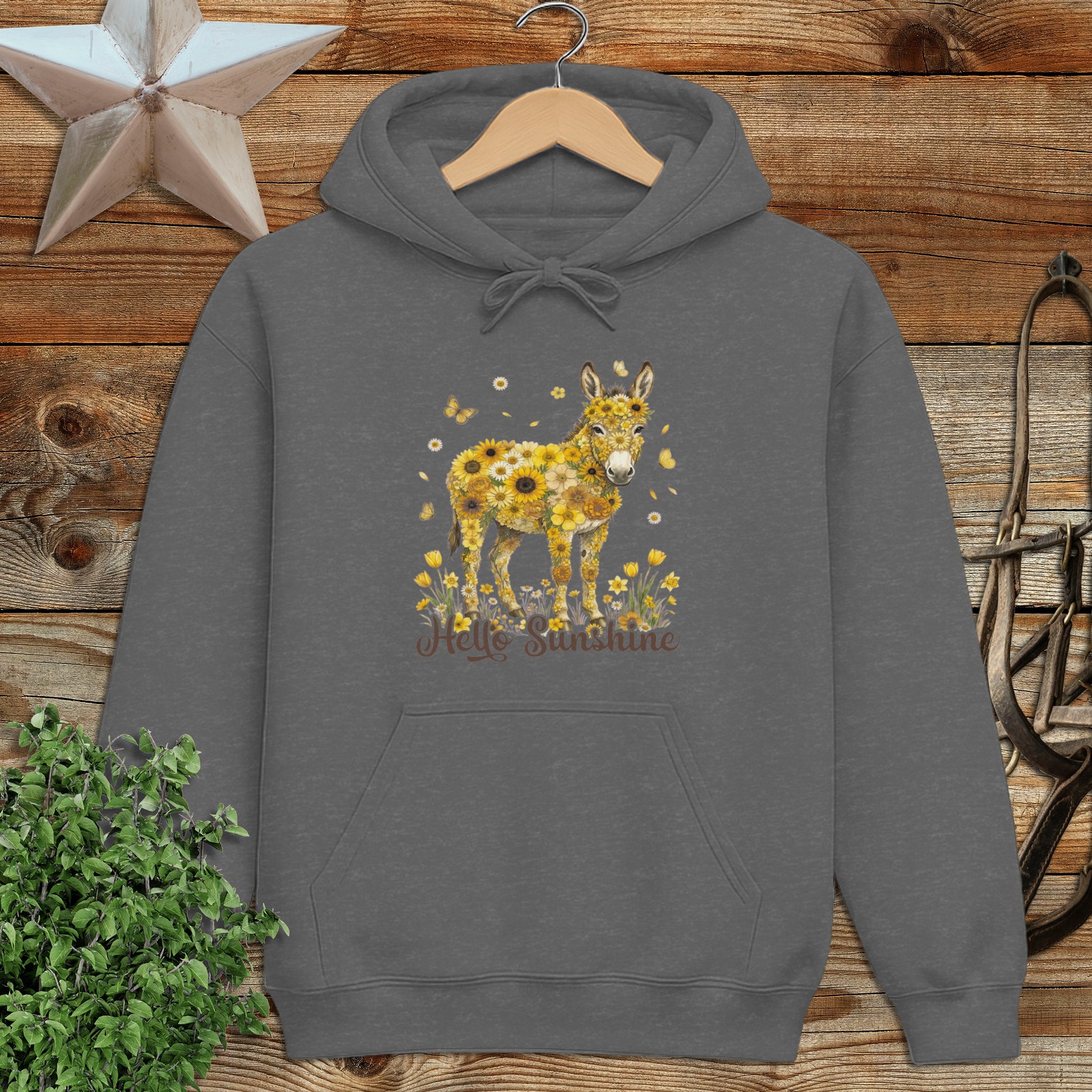 Hello Sunshine Donkey Hoodie