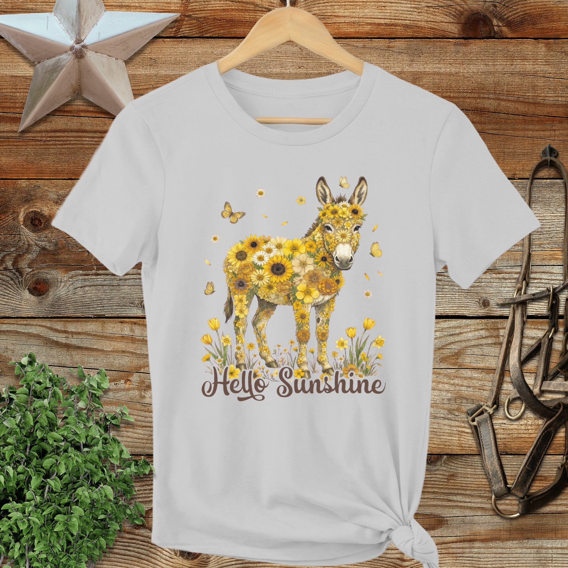 Hello Sunshine Donkey Ladies Tee
