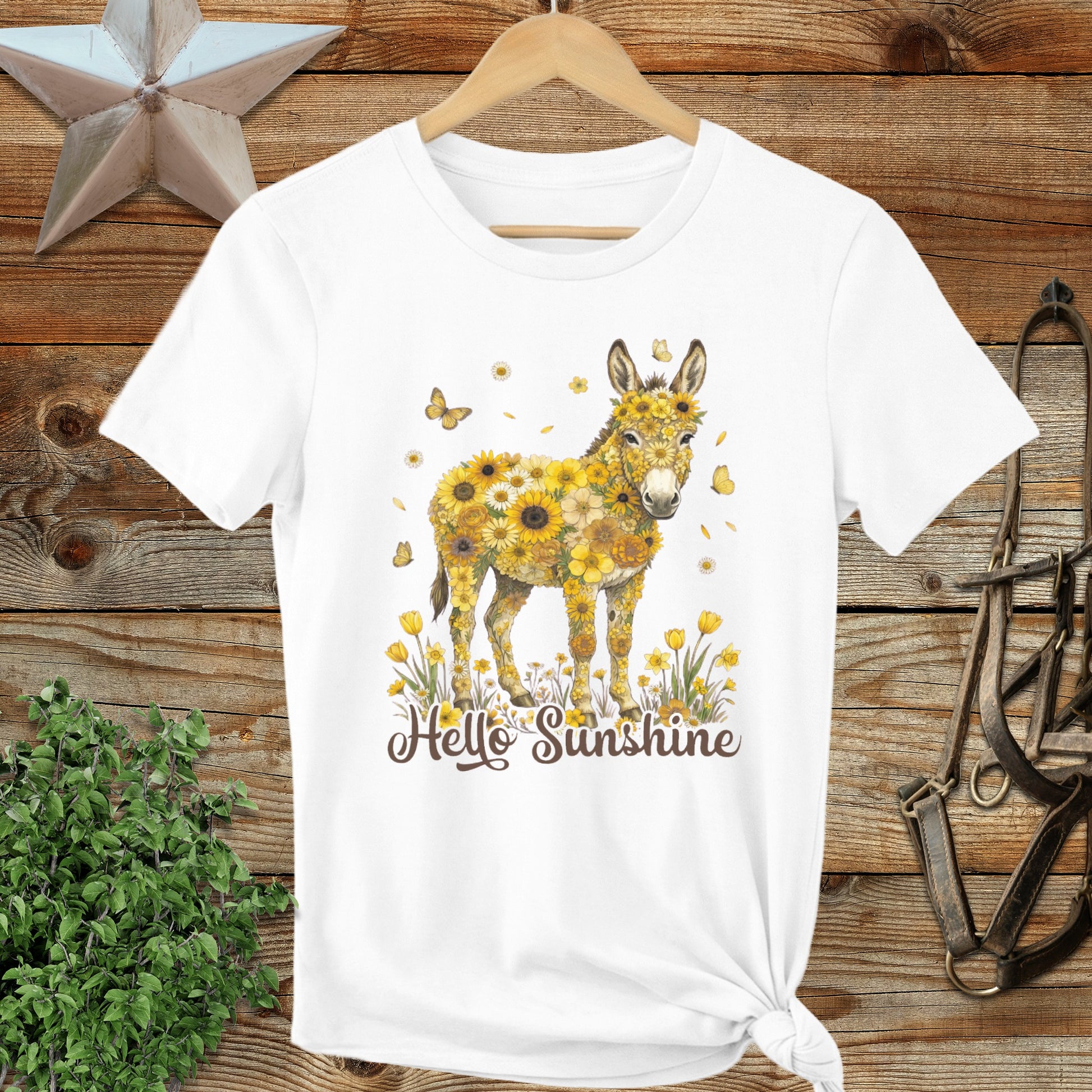 Hello Sunshine Donkey Ladies Tee