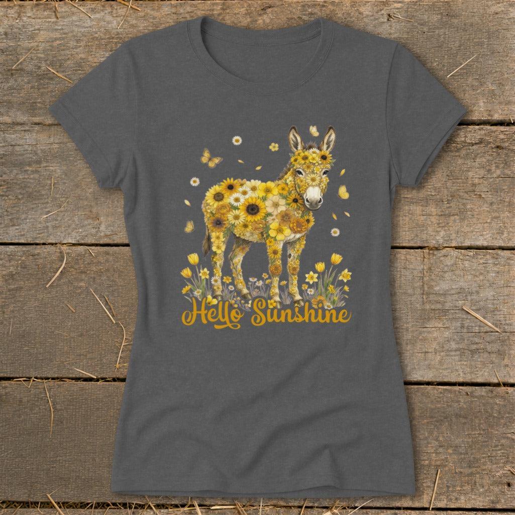 Hello Sunshine Donkey Ladies Tee
