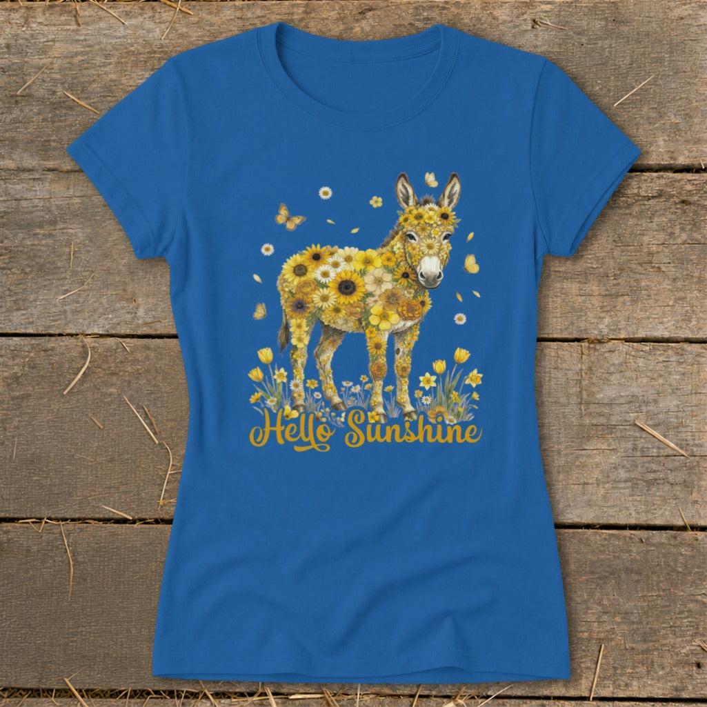 Hello Sunshine Donkey Ladies Tee