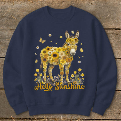 Hello Sunshine Donkey Sweatshirt