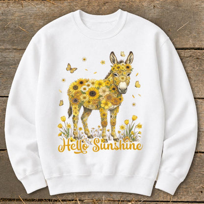Hello Sunshine Donkey Sweatshirt