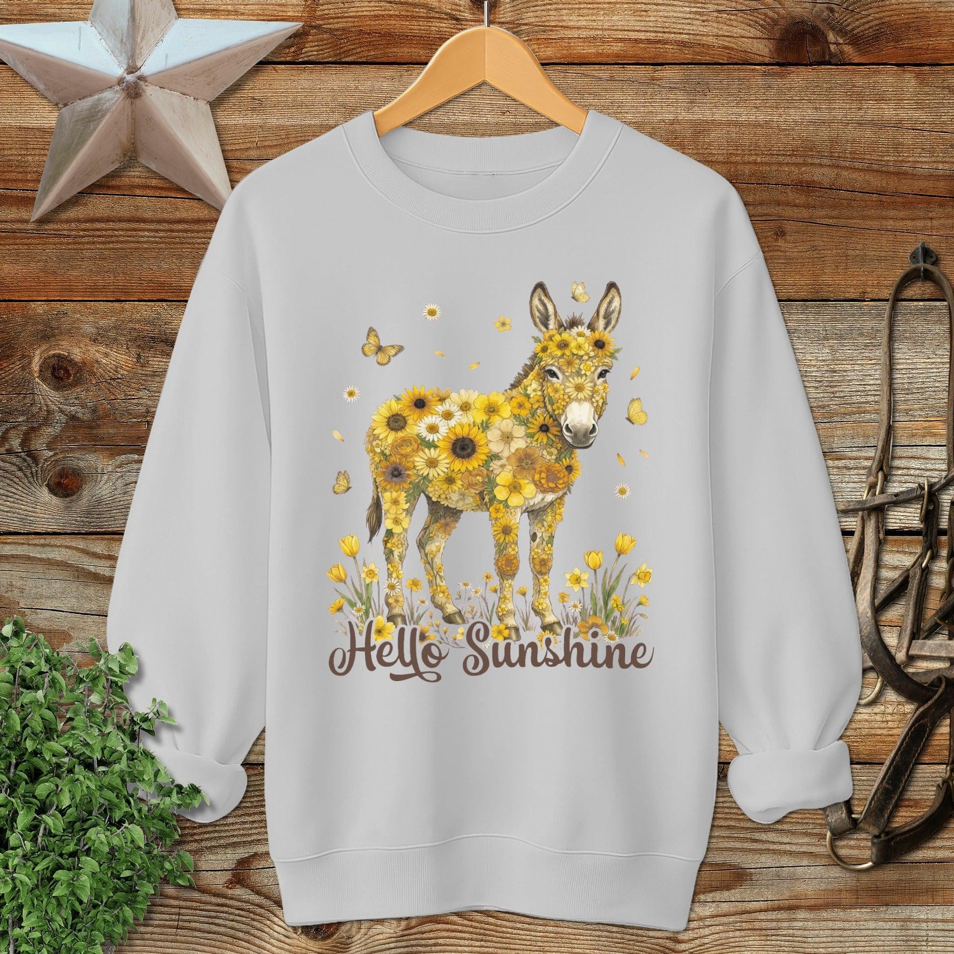 Hello Sunshine Donkey Sweatshirt