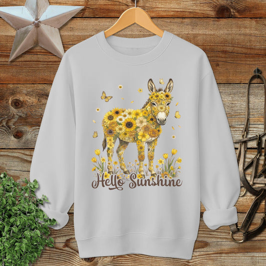 Hello Sunshine Donkey Sweatshirt