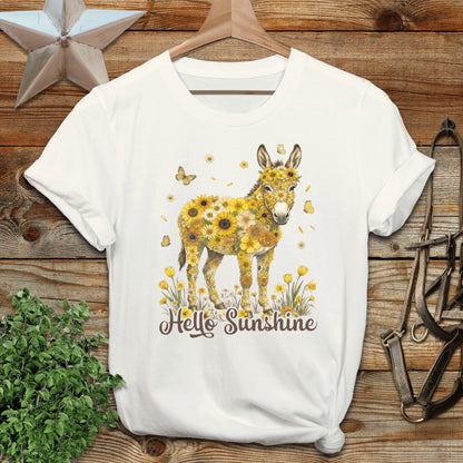 Hello Sunshine Donkey T-Shirt