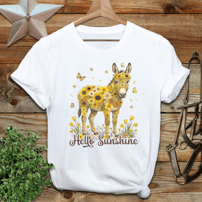 Hello Sunshine Donkey T-Shirt