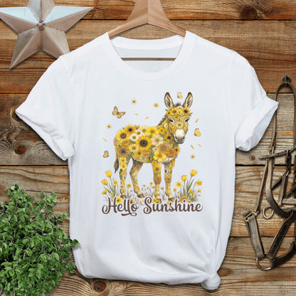 Hello Sunshine Donkey T-Shirt