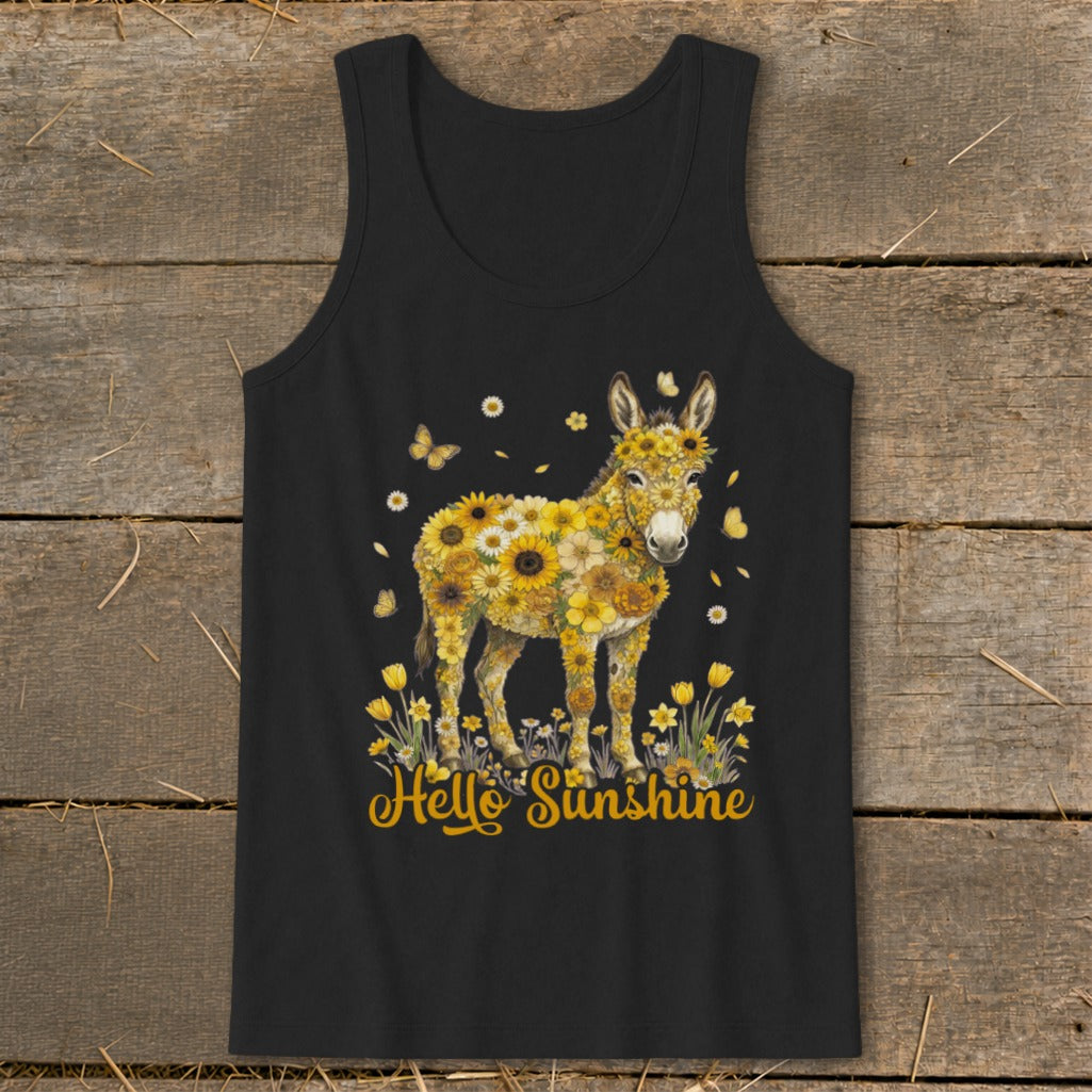 Hello Sunshine Donkey Tank Top