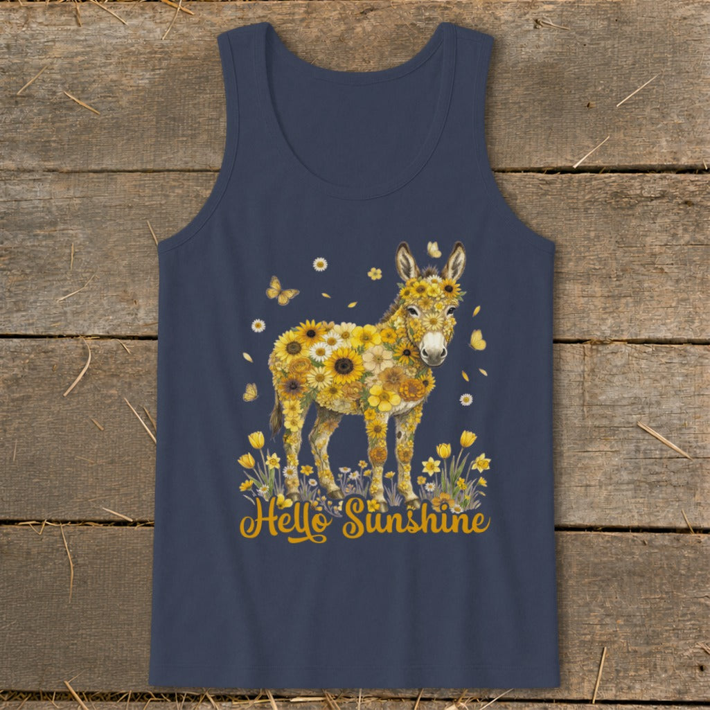 Hello Sunshine Donkey Tank Top