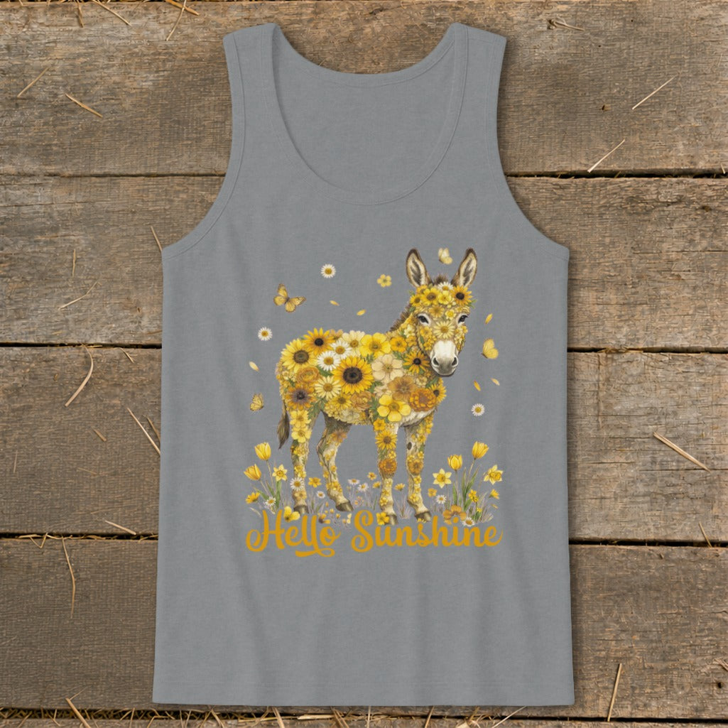 Hello Sunshine Donkey Tank Top