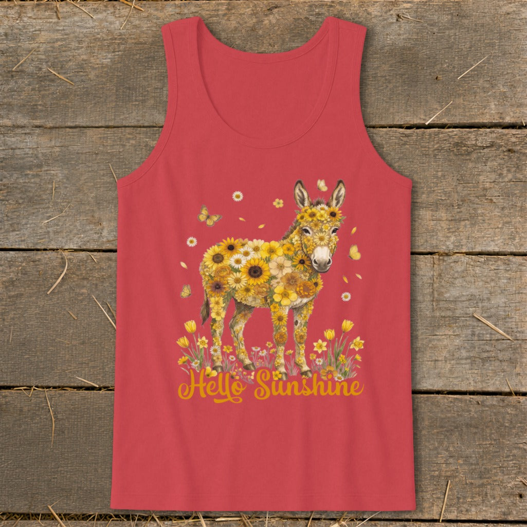 Hello Sunshine Donkey Tank Top