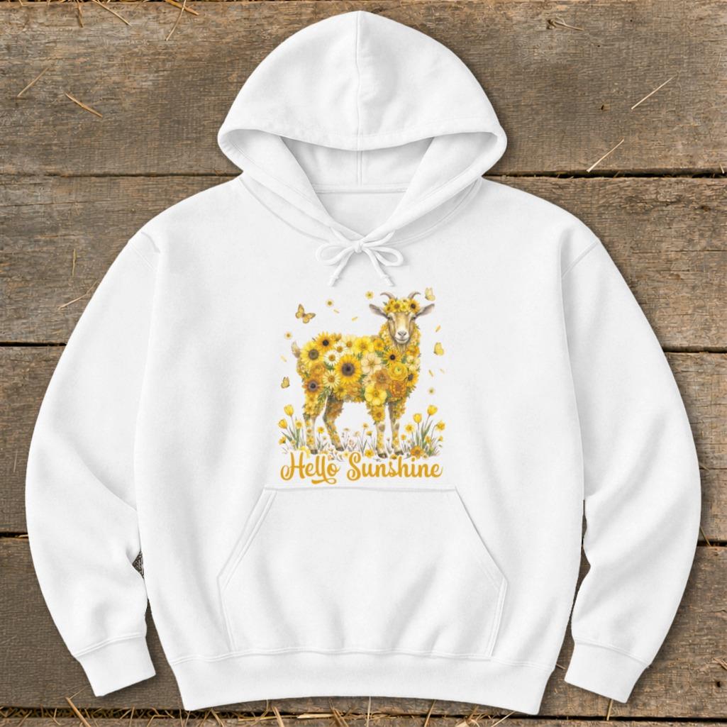 Hello Sunshine Goat Hoodie